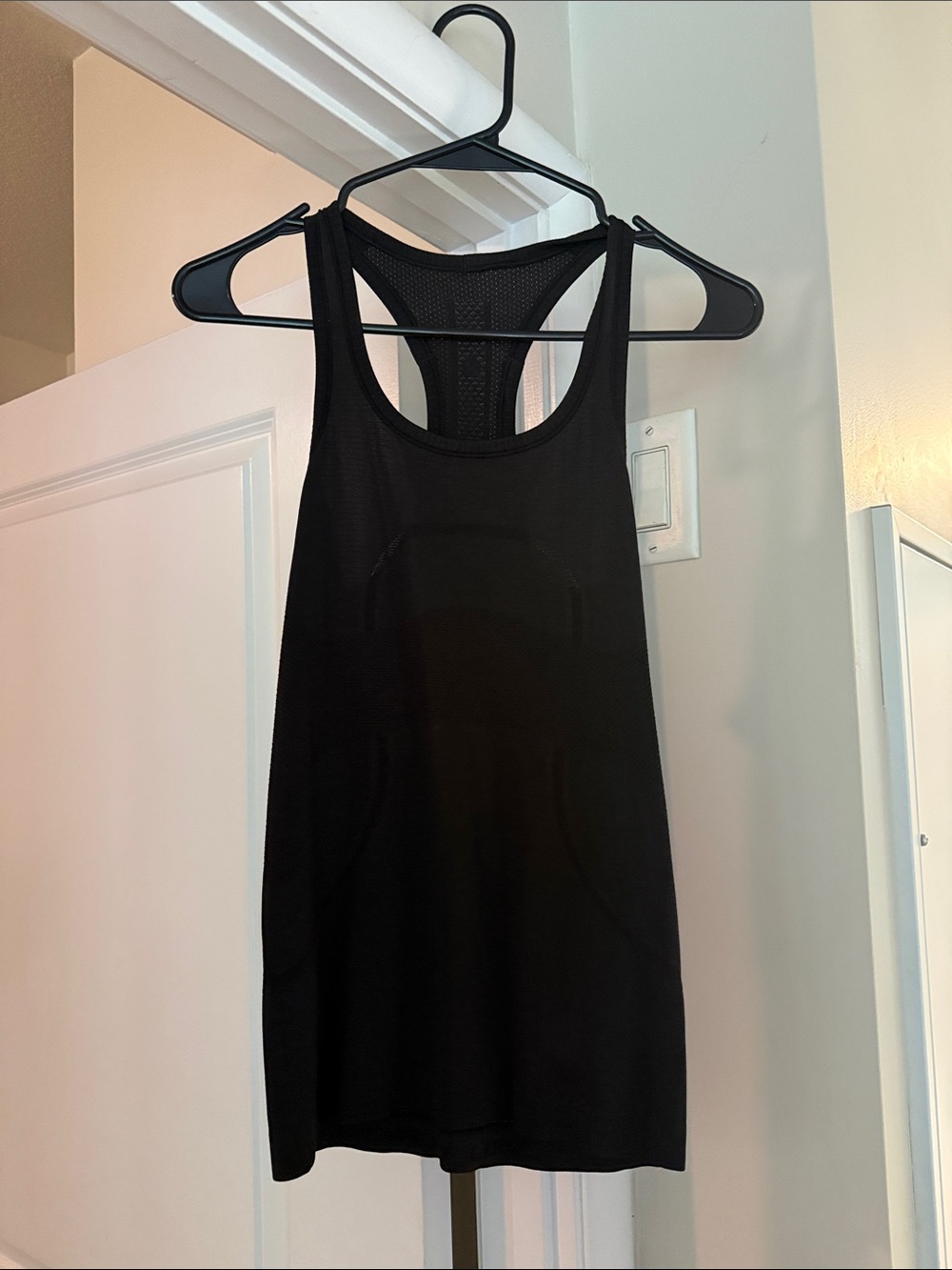 lululemon athletica Black Racerback Mesh-Back Tank (both included in sale)